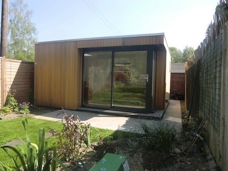 outdoor studio shed